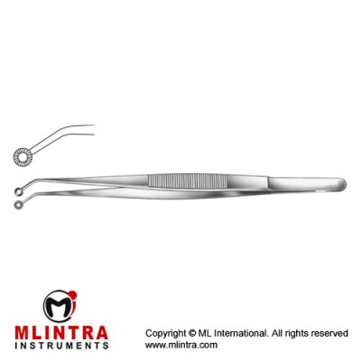 Hunt Tumor Grasping Forceps Angled Stainless Steel, 20 cm - 8" Tip Size 5.0 mm Ø